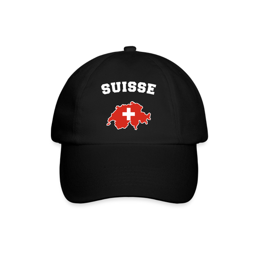 Casquette classique - Suisse - noir/noir
