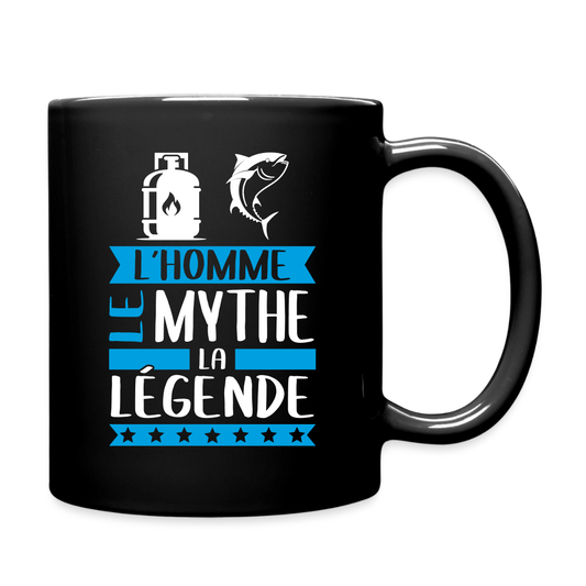 Mug uni Gaston rébus – L’homme, le mythe, la légende - noir