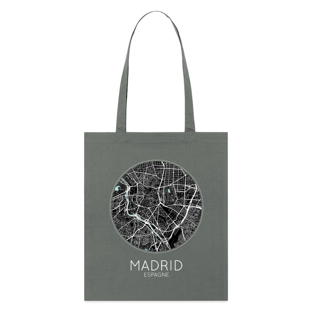 Tote Bag Madrid Bio – Plan de Madrid - charbon