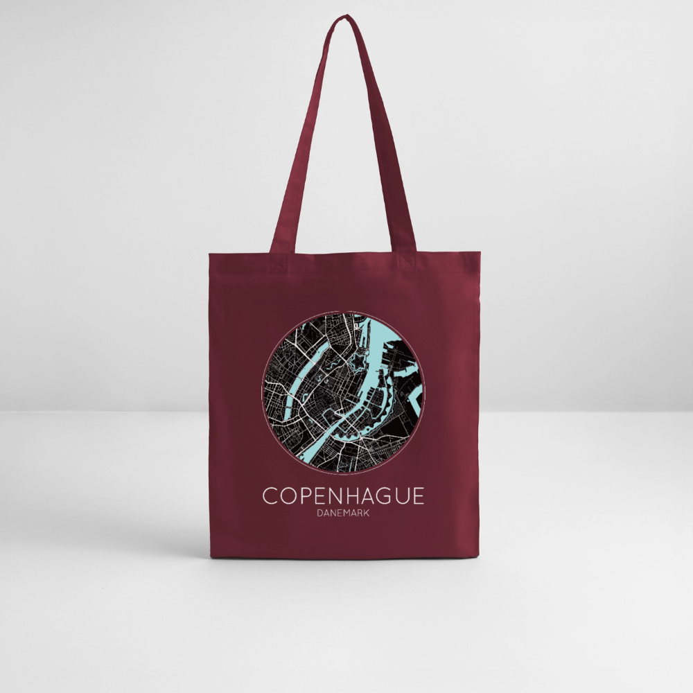 Tote Bag Copenhague Bio – Plan de Copenhague - bordeaux