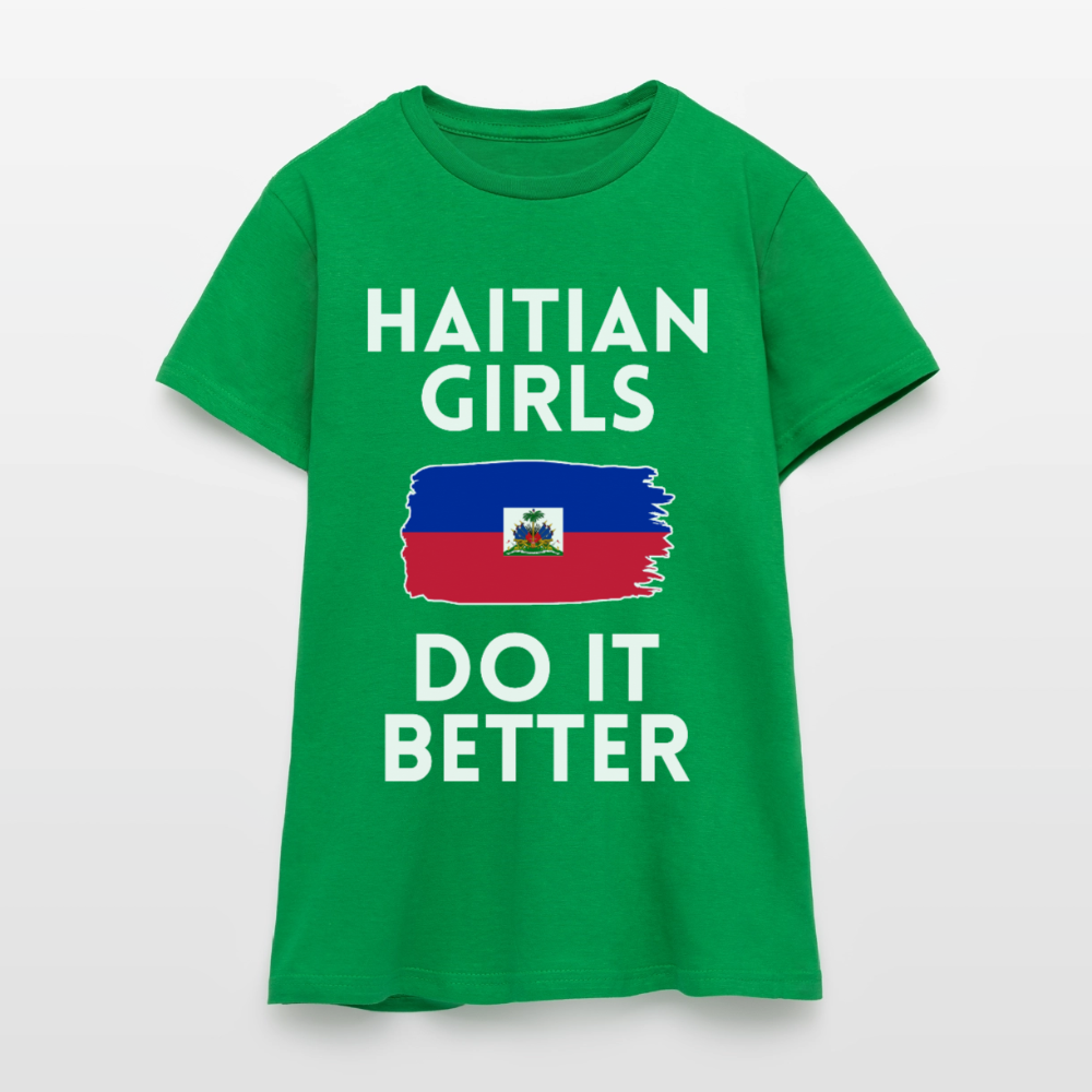 T-shirt femme - Haitian Girls Do It Better - vert