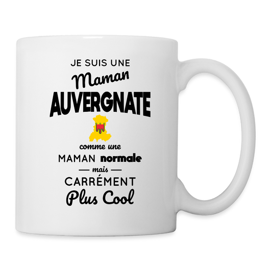 Mug blanc - Maman Auvergnate plus cool - blanc