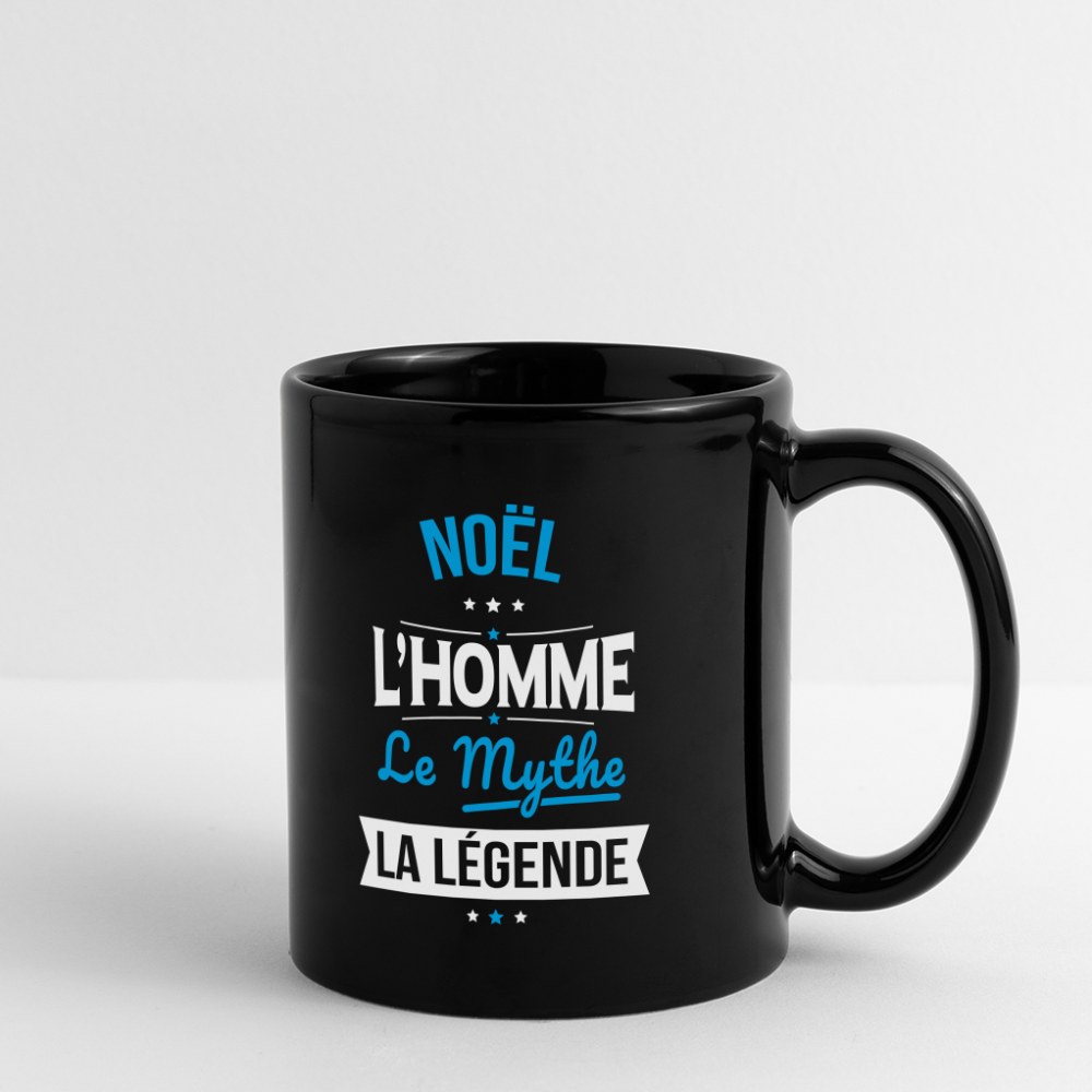 Mug uni - Noël - l'Homme - le Mythe - la Légende - noir