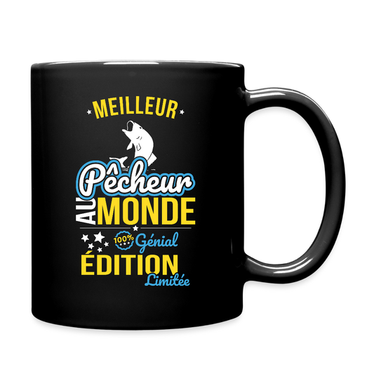 Mug uni - Meilleur Pêcheur au monde - 100% génial - noir