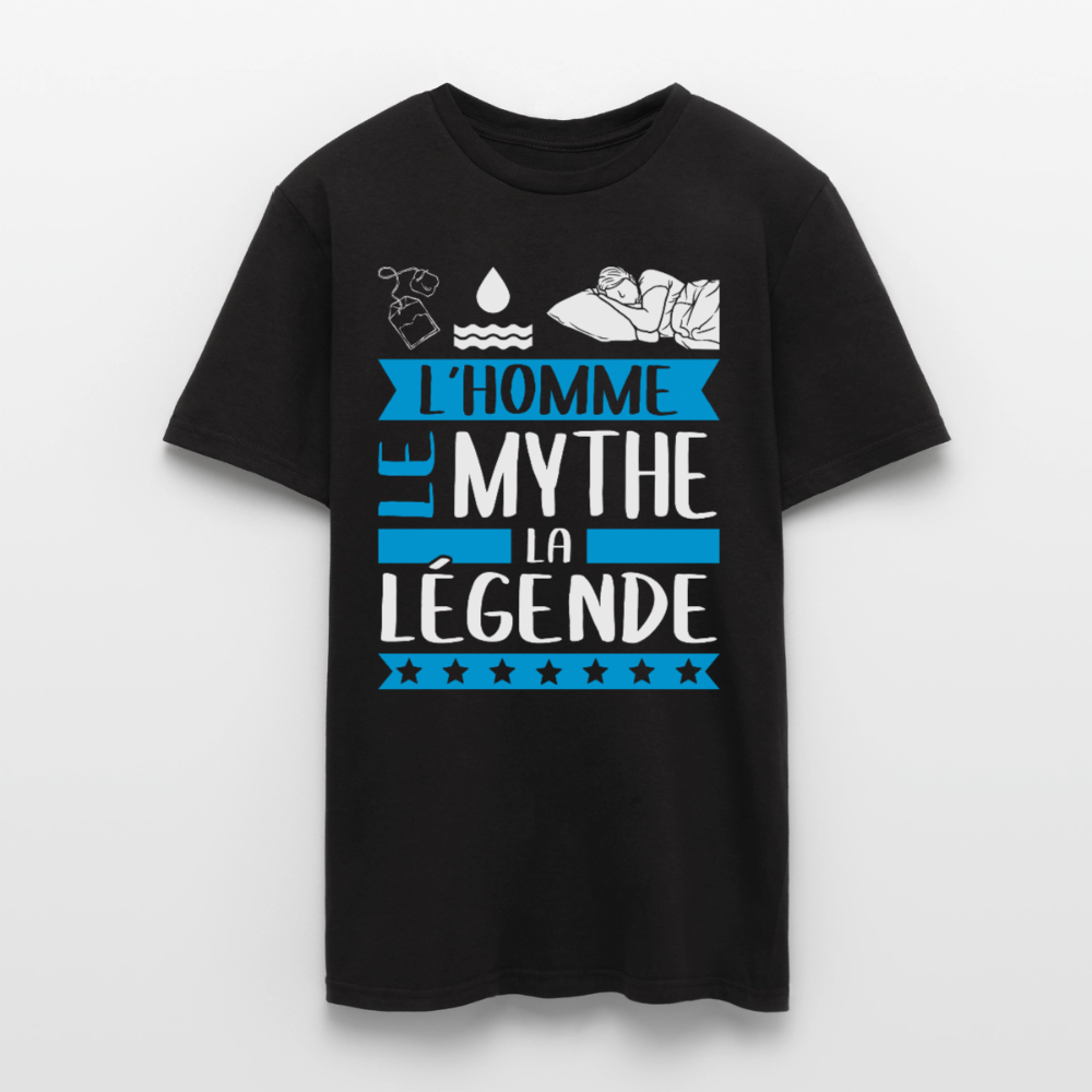 T-shirt homme Théodore rébus – L’homme, le mythe, la légende - noir