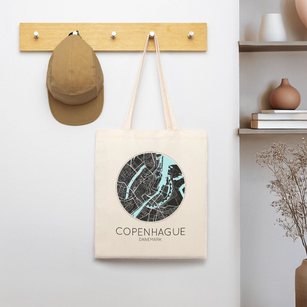 Tote Bag Copenhague Bio Coloris Clair – Plan de Copenhague - écru doux