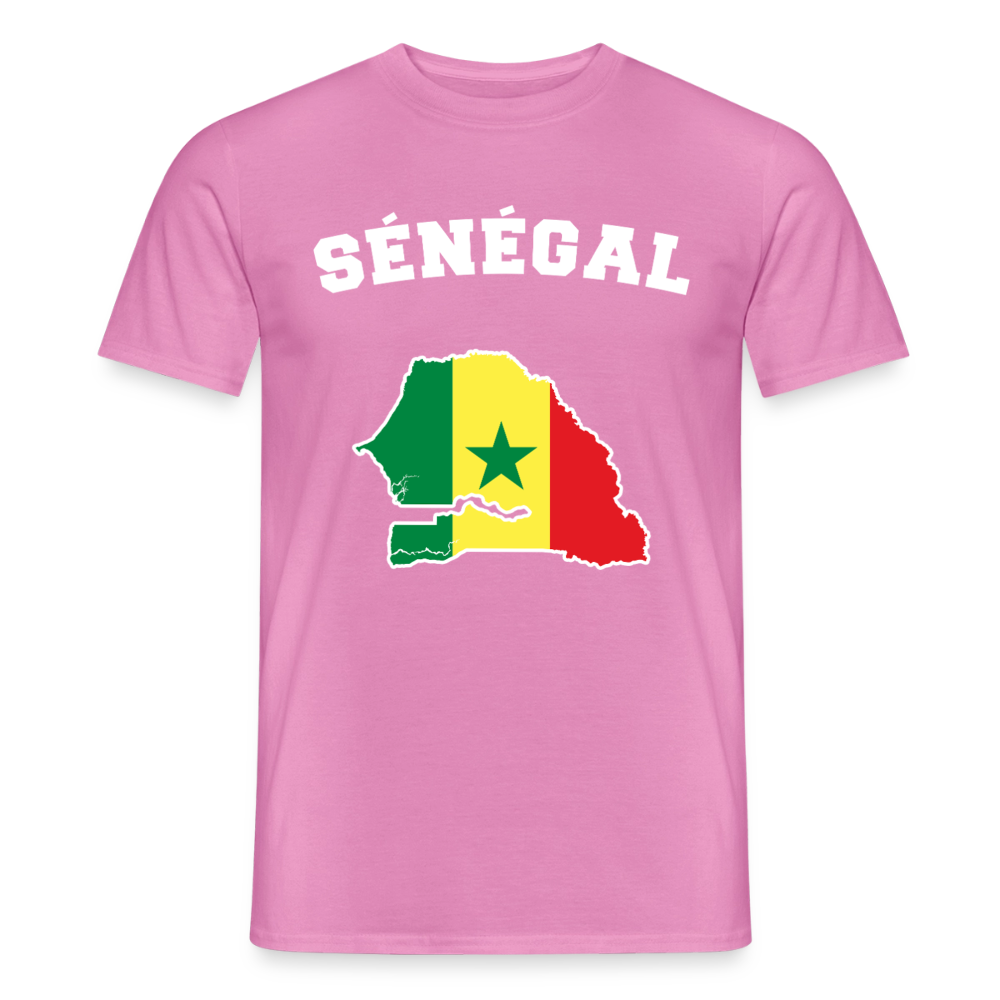 T-shirt Homme - Sénégal - rose