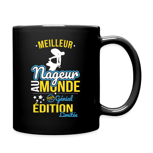 Mug uni - Meilleur Nageur au monde - 100% génial - noir