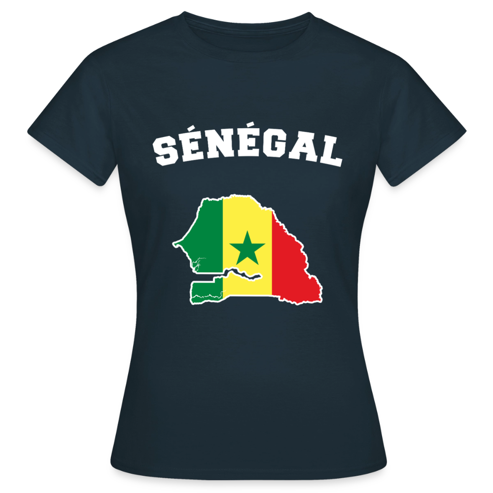 T-shirt Femme - Sénégal - marine