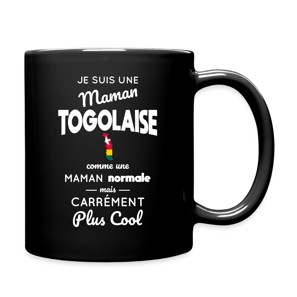 Mug uni - Maman Togolaise plus cool - noir