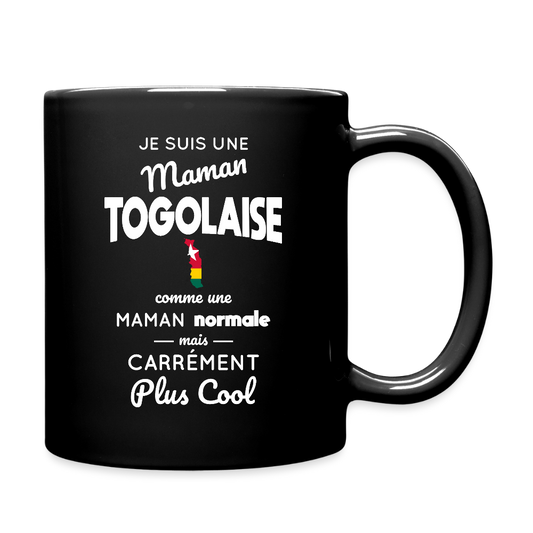 Mug uni - Maman Togolaise plus cool - noir