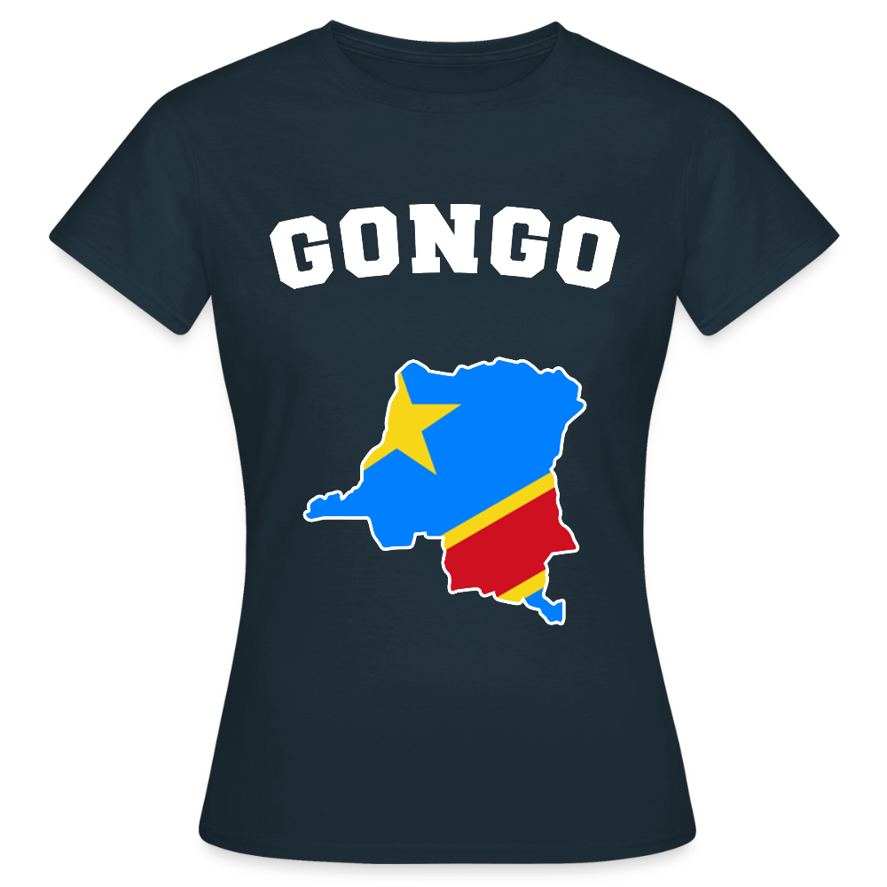 T-shirt Femme - RD Congo - marine