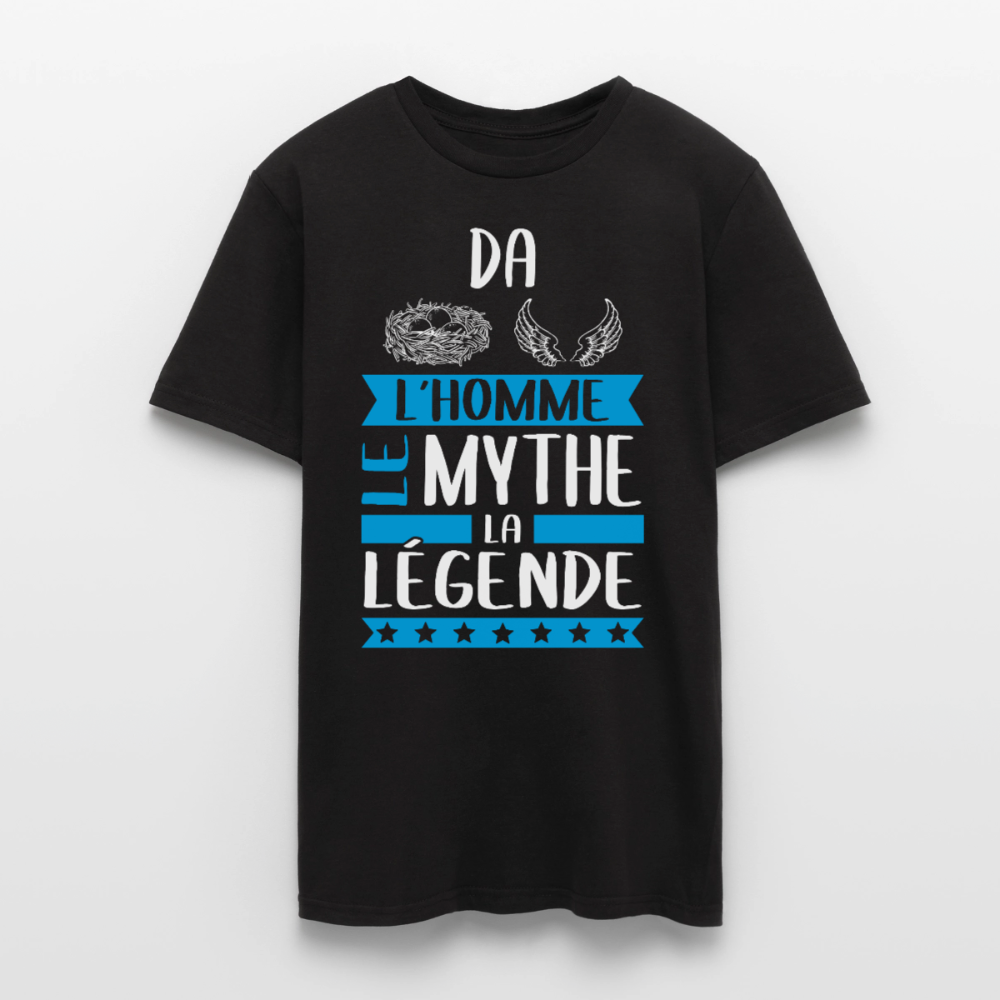 T-shirt homme Daniel rébus – L’homme, le mythe, la légende - noir