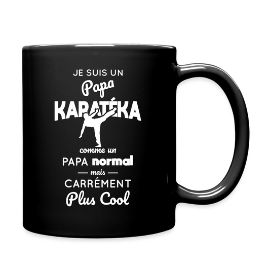 Mug uni - Papa karatéka plus cool - noir