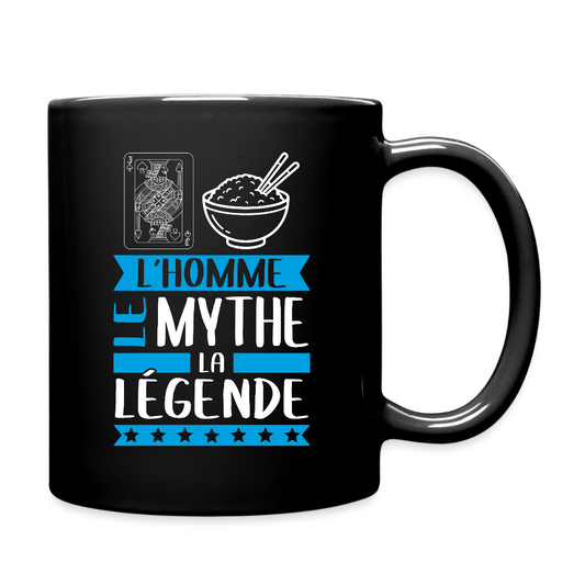 Mug uni Valéry rébus – L’homme, le mythe, la légende - noir