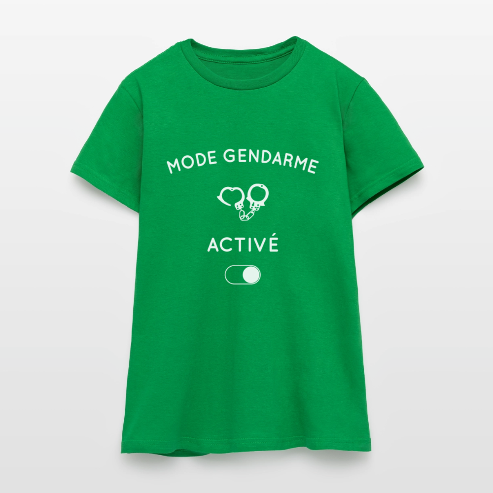 T-shirt Femme - Mode gendarme activé - vert