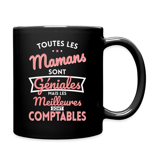 Mug uni - Mamans géniales - Les meilleures sont comptables - noir