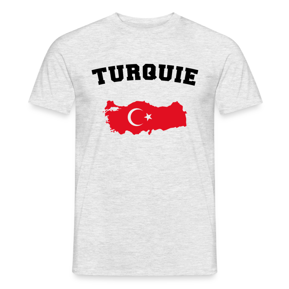 T-shirt Homme coloris clair - Turquie - gris chiné