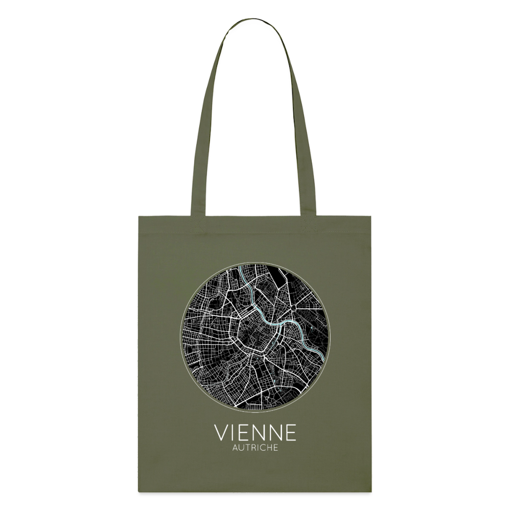 Tote Bag Vienne Bio – Plan de Vienne - kaki