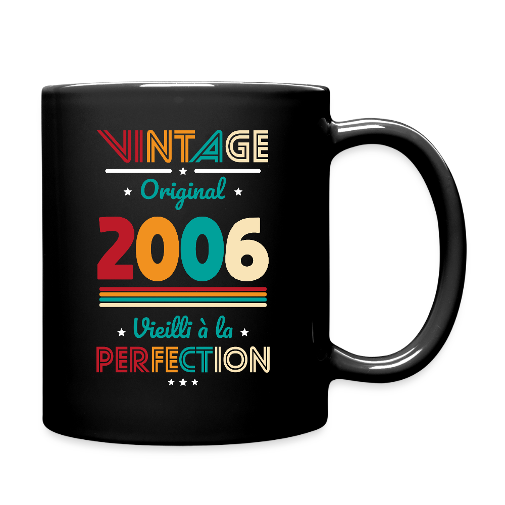 Mug anniversaire homme 20 ans – Vintage, original, 2006 - noir