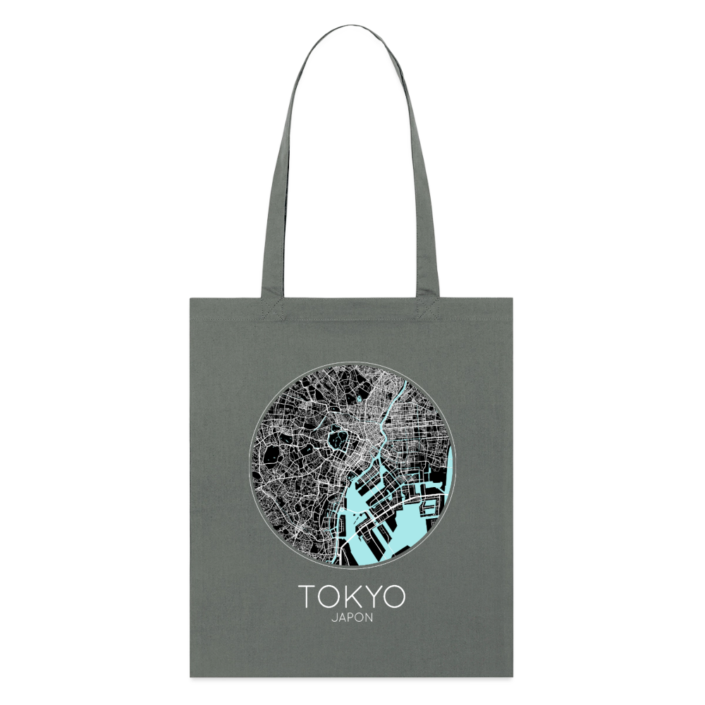 Tote Bag Tokyo Bio – Plan de Tokyo - charbon