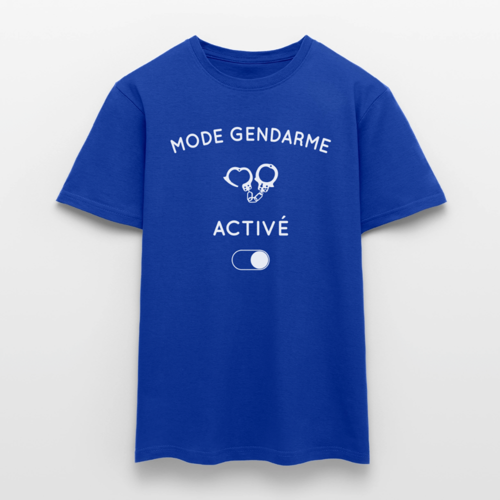 T-shirt Homme - Mode gendarme activé - bleu foncé