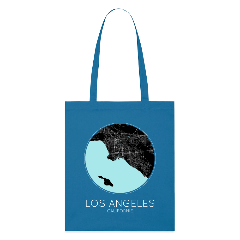 Tote Bag Los Angeles Bio – Plan de Los Angeles - bleu royal