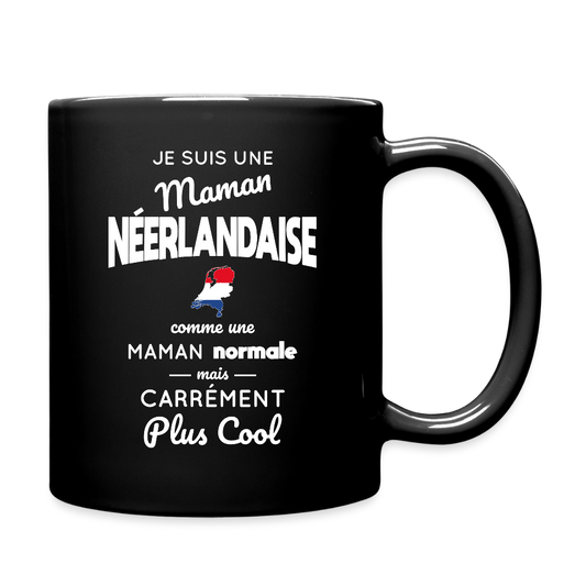 Mug uni - Maman Néerlandaise plus cool - noir