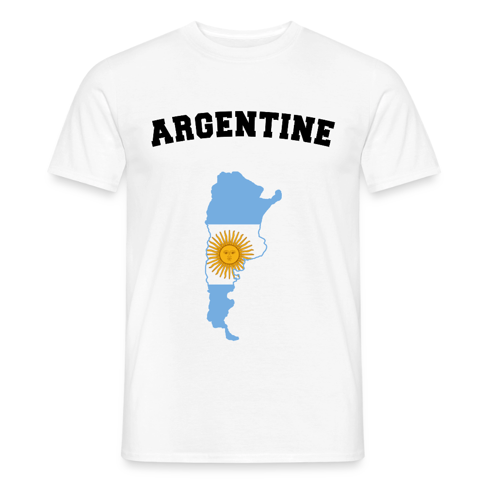 T-shirt Homme coloris blanc - Argentine - blanc