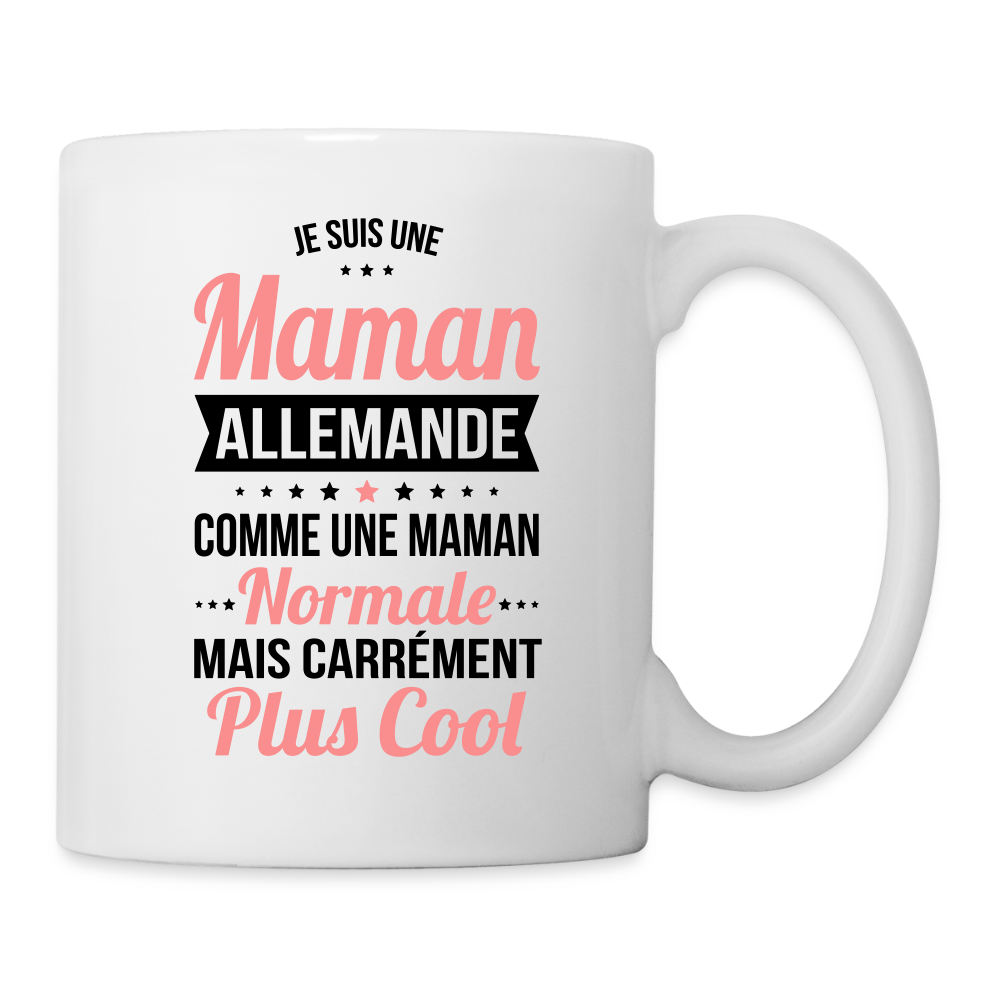Mug blanc - Maman Allemande plus cool - blanc