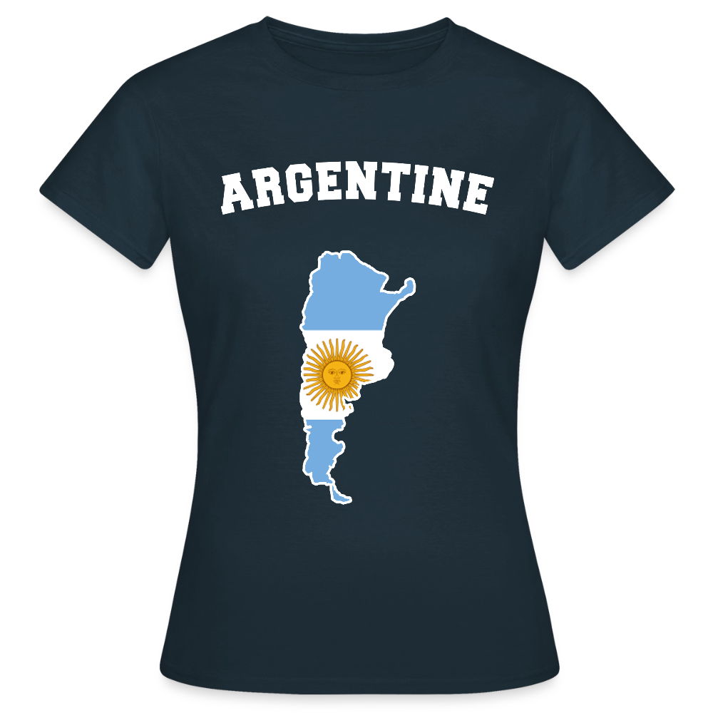 T-shirt Femme - Argentine - marine