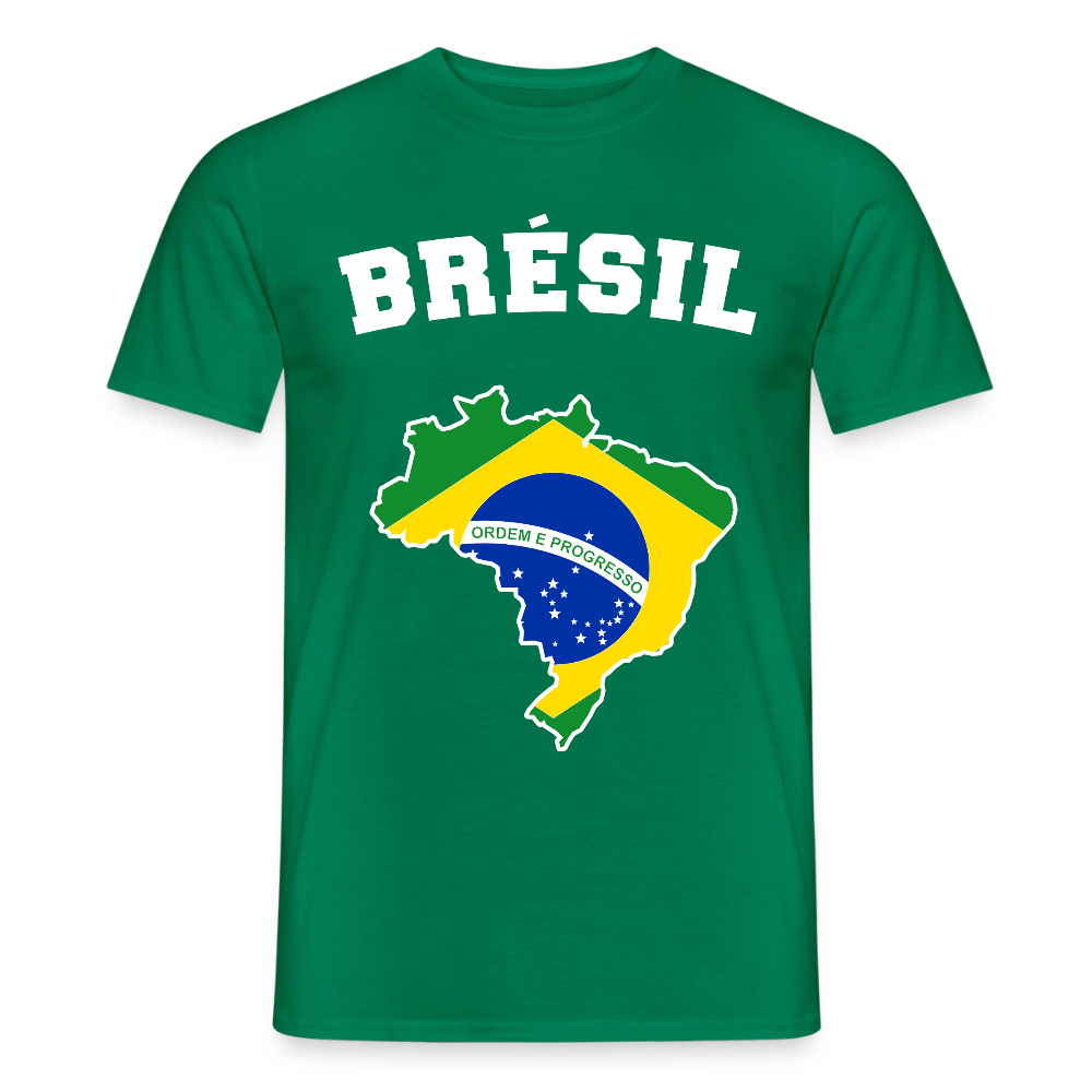 T-shirt Homme - Brésil - vert