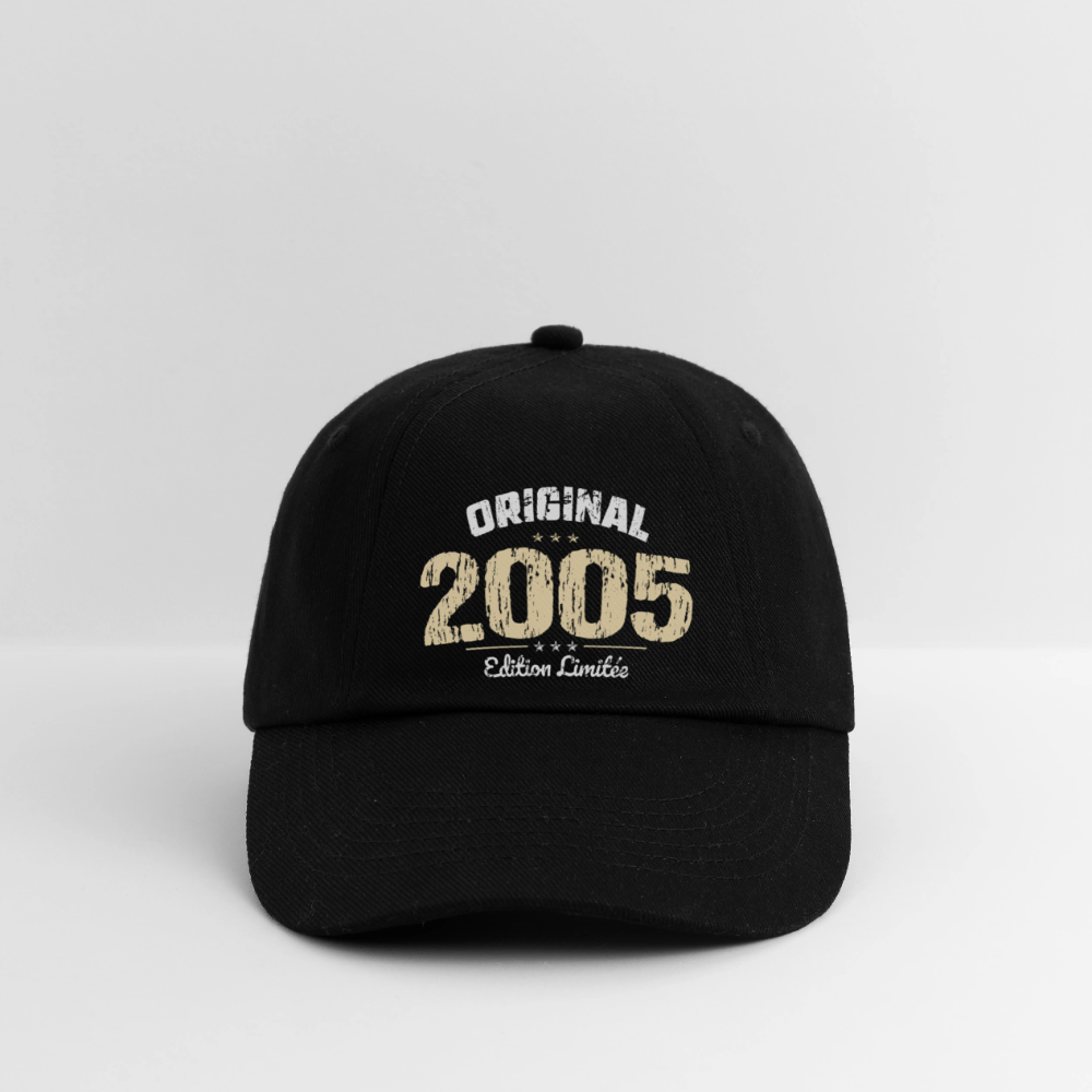 Casquette classique - Anniversaire 20 Ans - Original 2005 - noir/noir