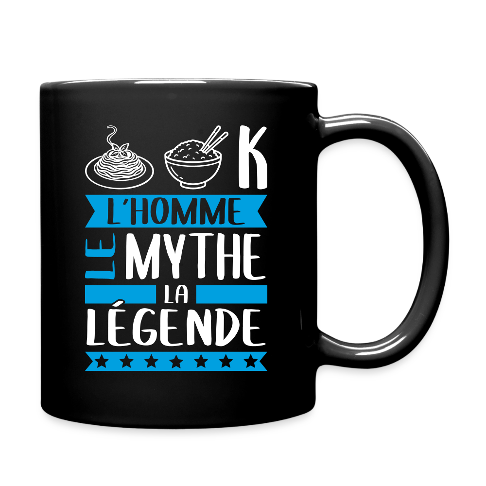 Mug uni Patrick rébus – L’homme, le mythe, la légende - noir