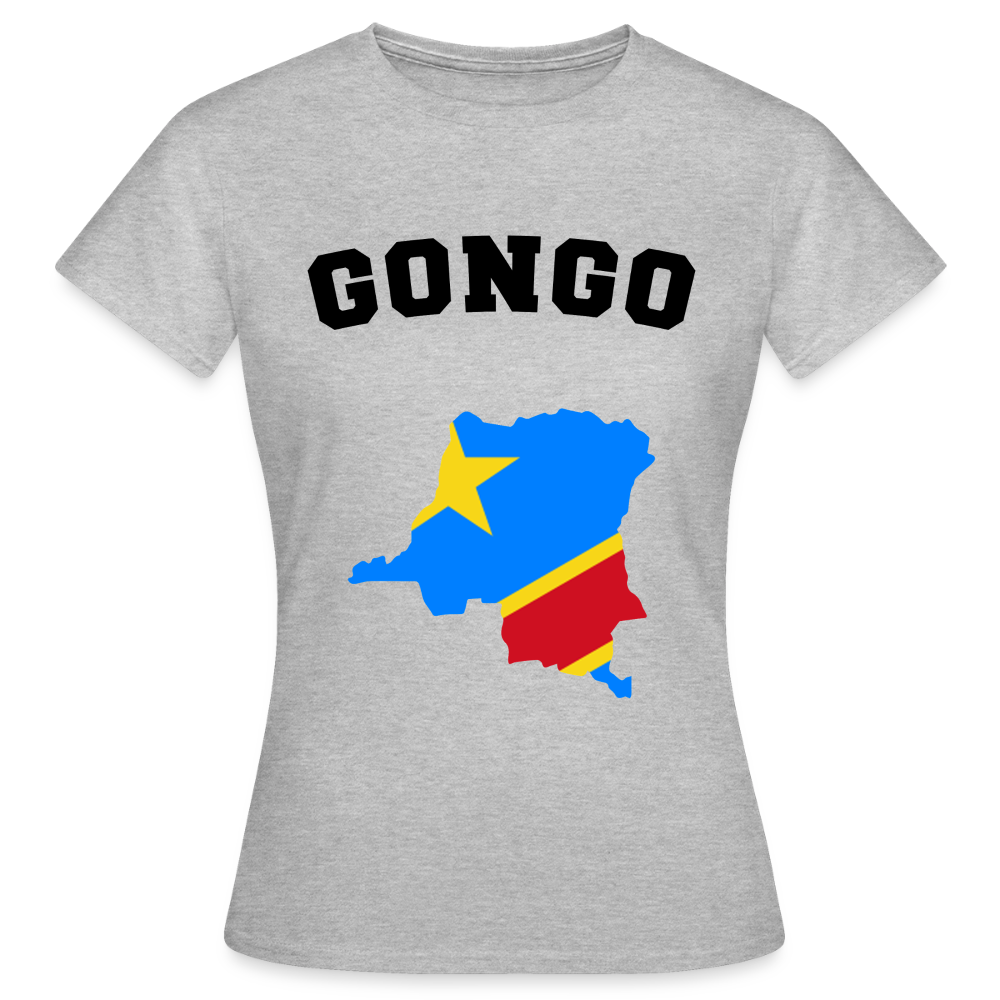 T-shirt Femme - RD Congo - gris chiné