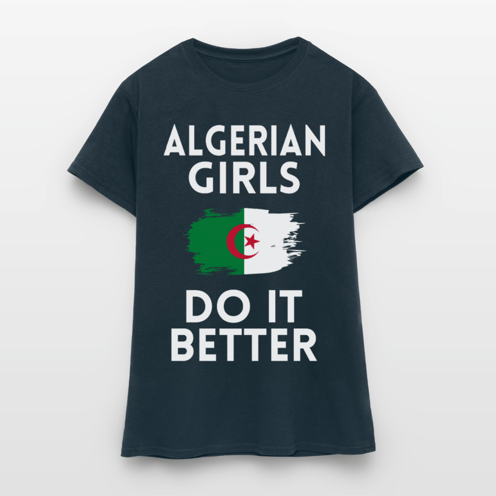 T-shirt femme - Algerian Girls Do It Better - marine