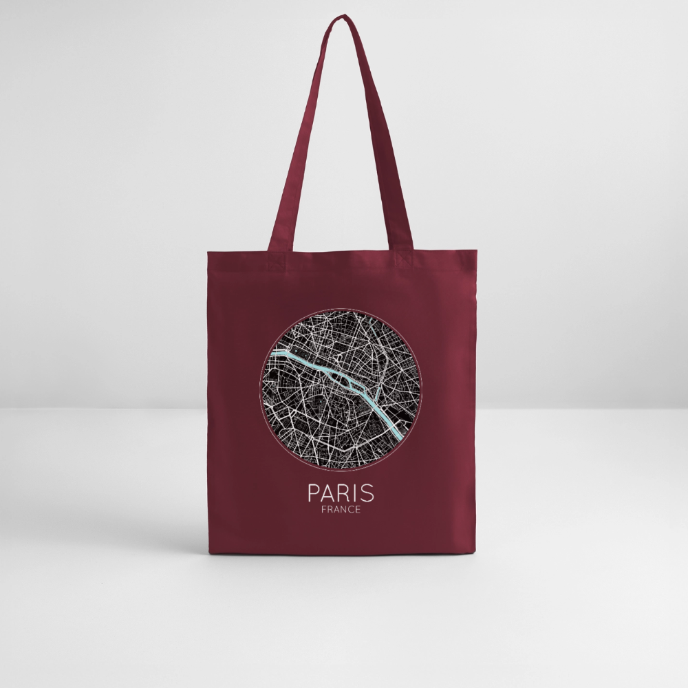 Tote Bag Paris Bio – Plan de Paris - bordeaux