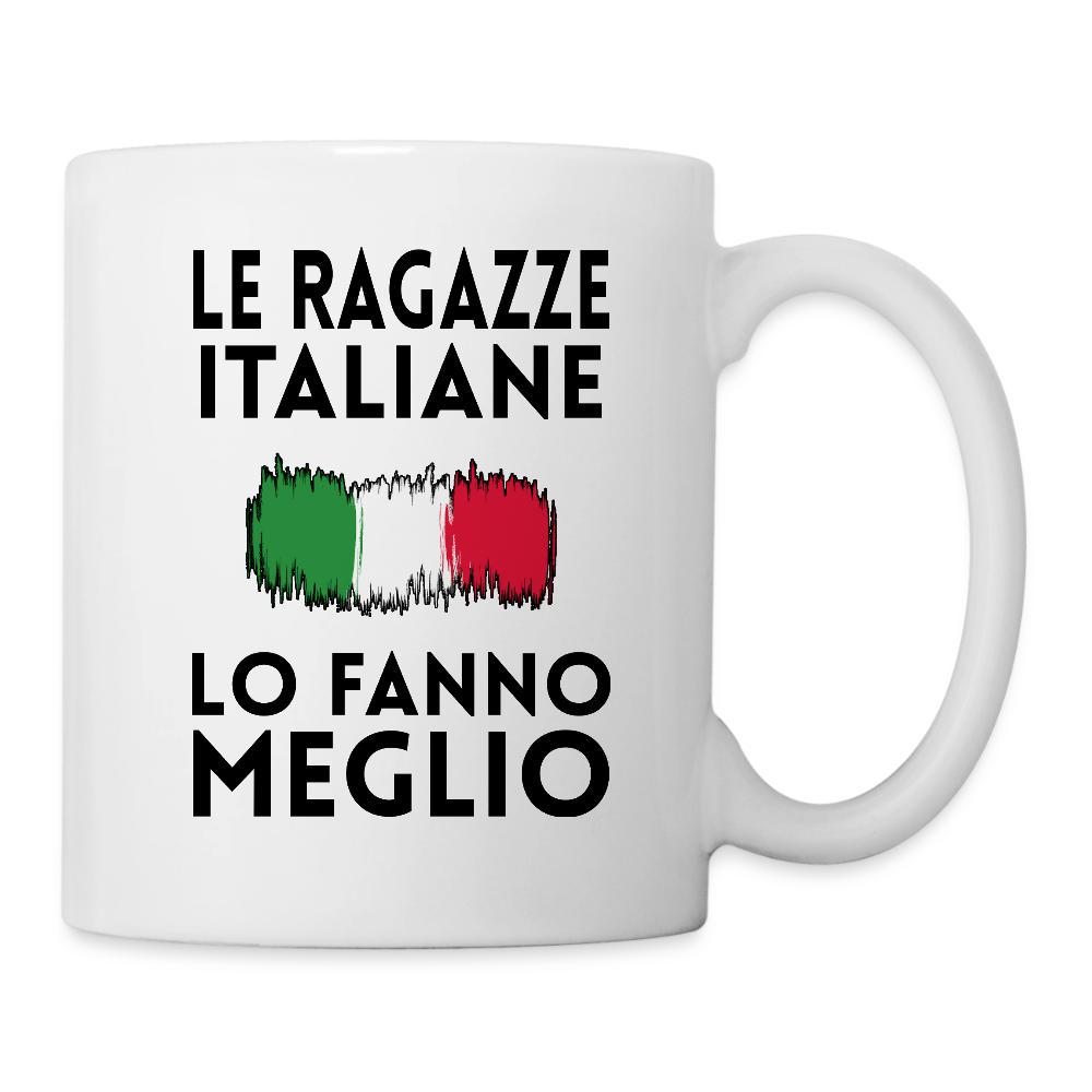 Mug blanc - Le ragazze italiane lo fanno meglio - blanc
