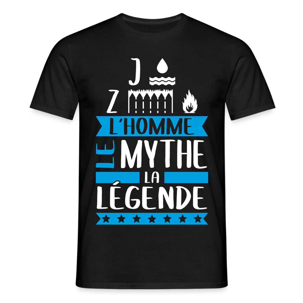 T-shirt homme Joseph rébus – L’homme, le mythe, la légende - noir