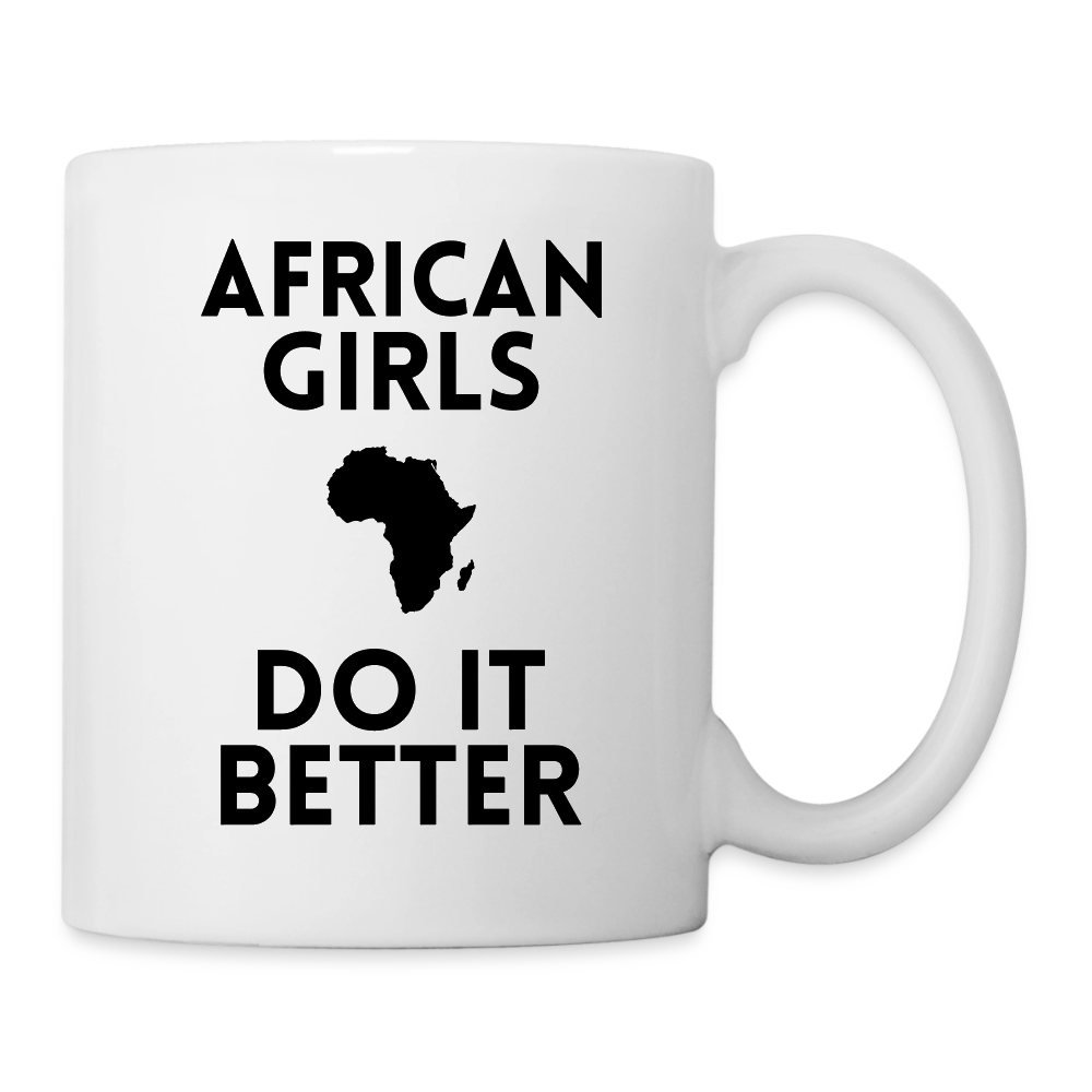 Mug blanc - African Girls Do It Better - blanc
