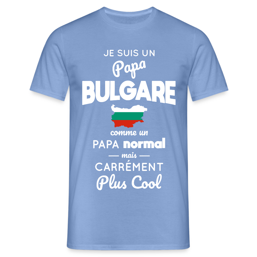 T-shirt Homme - Papa Bulgare Plus Cool - carolina blue