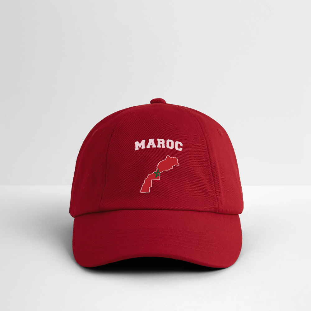 Casquette classique coloris clair - Maroc - rouge classique