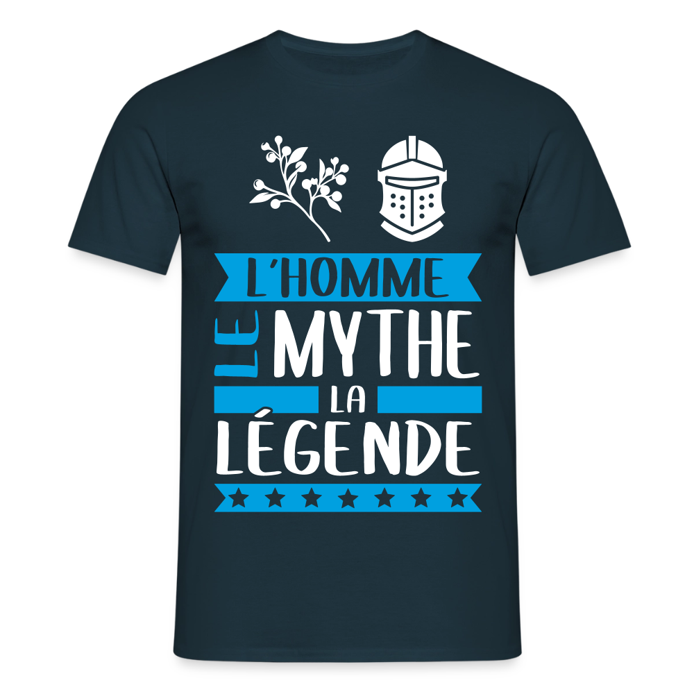 T-shirt homme Guillaume rébus – L’homme, le mythe, la légende - marine