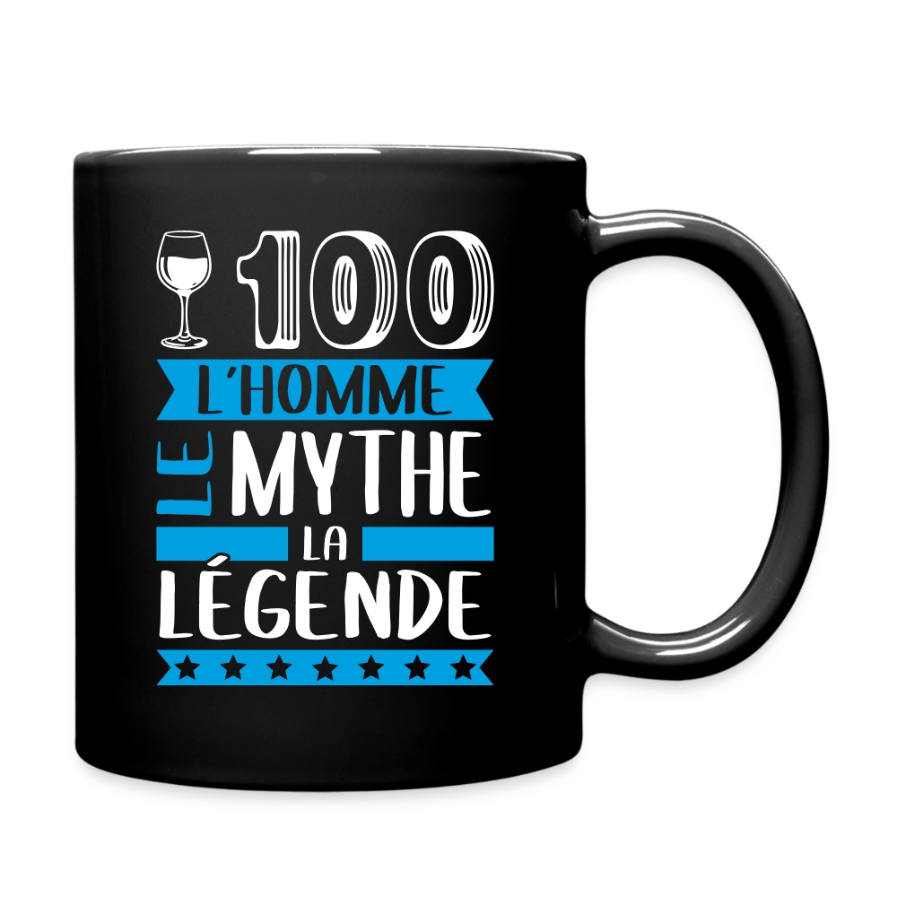 Mug uni Vincent rébus – L’homme, le mythe, la légende - noir