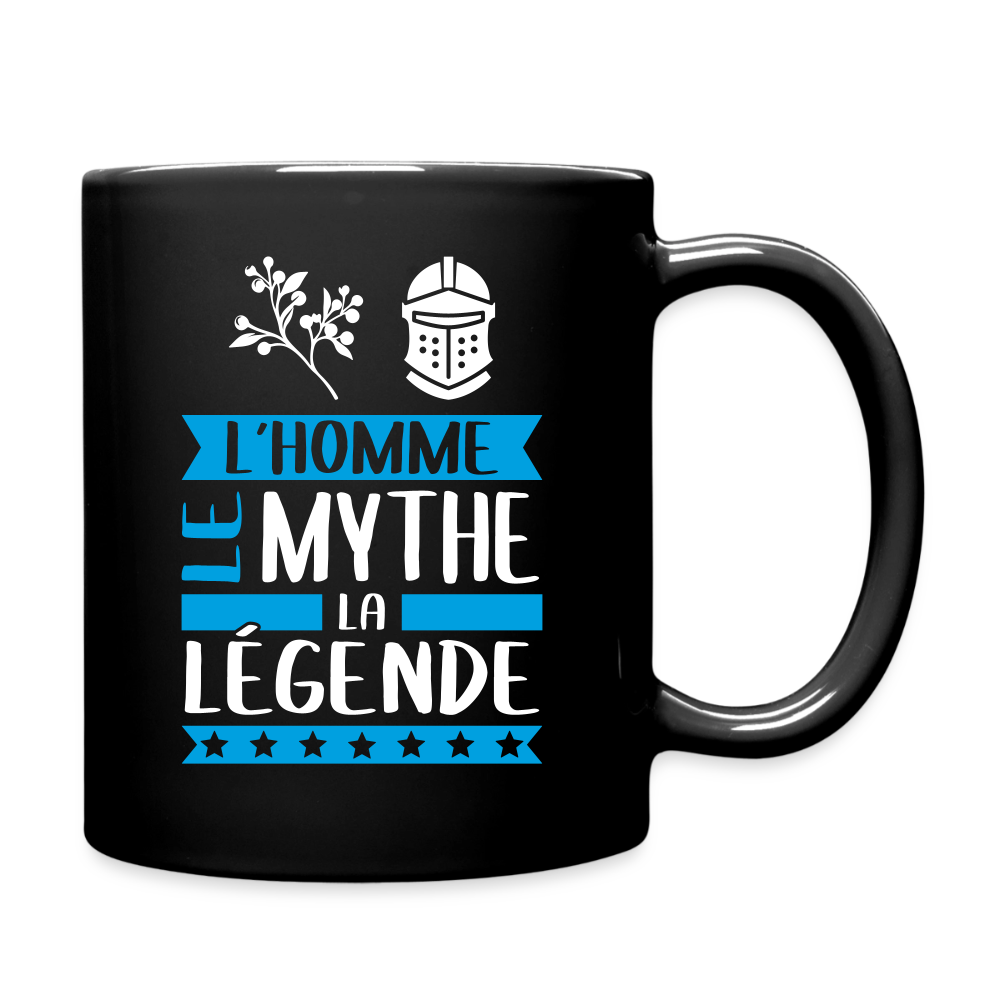 Mug uni Guillaume rébus – L’homme, le mythe, la légende - noir