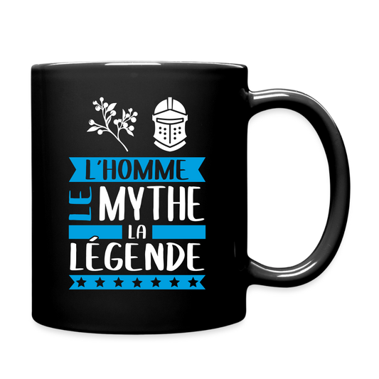 Mug uni Guillaume rébus – L’homme, le mythe, la légende - noir