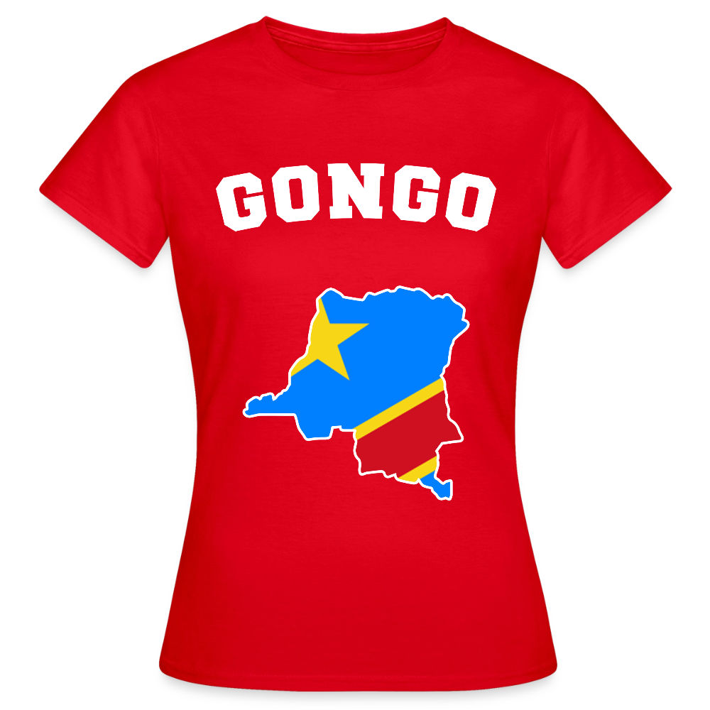 T-shirt Femme - RD Congo - rouge