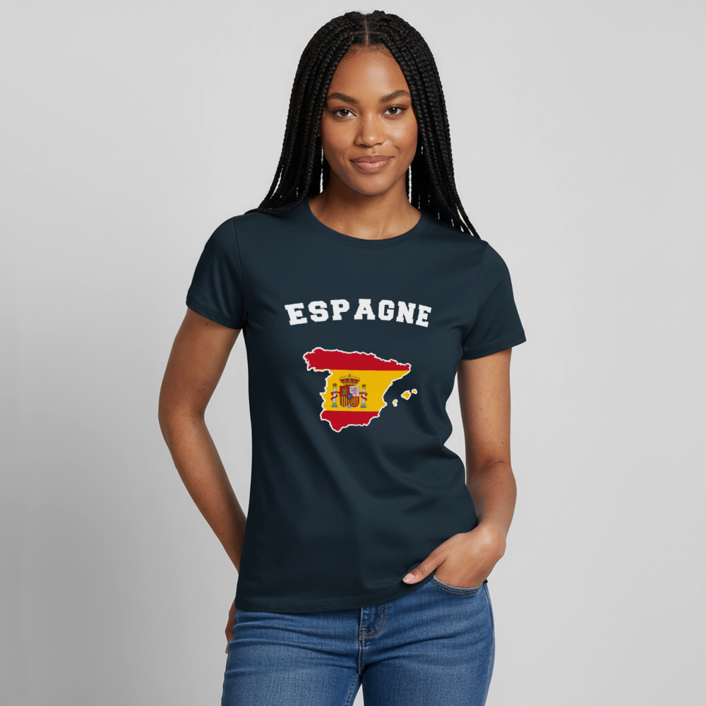 T-shirt Femme - Espagne - marine