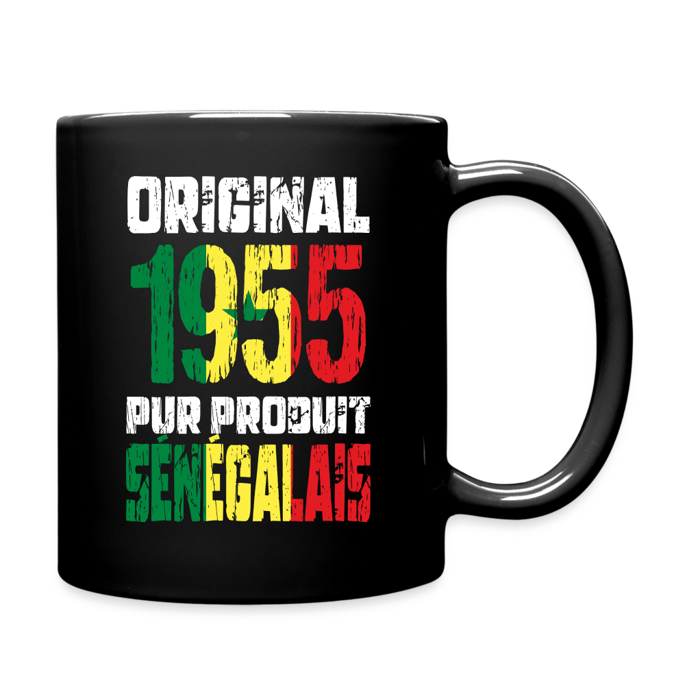 Mug uni - Anniversaire 70 Ans - Original 1955 - Pur produit Sénégalais - noir