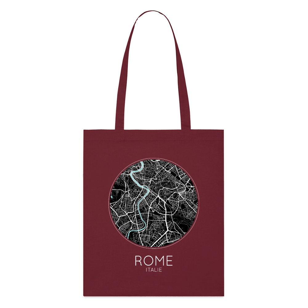 Tote Bag Rome Bio – Plan de Rome - bordeaux